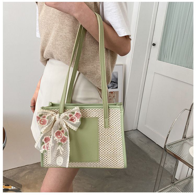 Premium Black & White Check Tote Bag